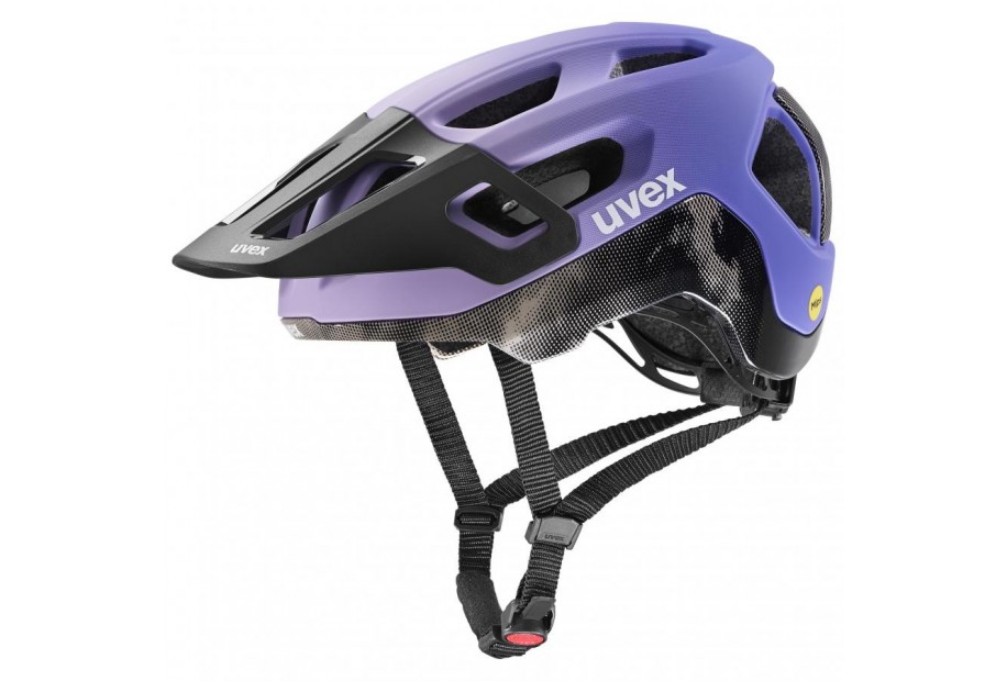 uvex react MIPS  lilac-oak matt