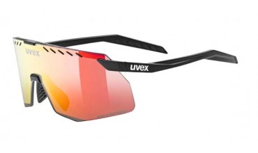 uvex pace stage CV Color VARIOMATIC Black Matt/Mir Red