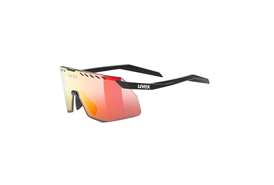 uvex pace stage CV Color VARIOMATIC Black Matt/Mir Red