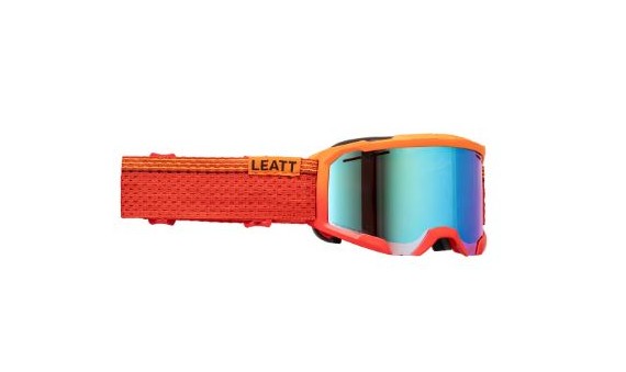 Maschera MTB X-Flow 4.0 ultra protettiva ARANCIONE