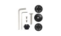 SUPPORTO CICLOCOMPUTER PER SERIE STERZO 1 1/8 - COMPATIBILE GARMIN/BRYTON, NERO