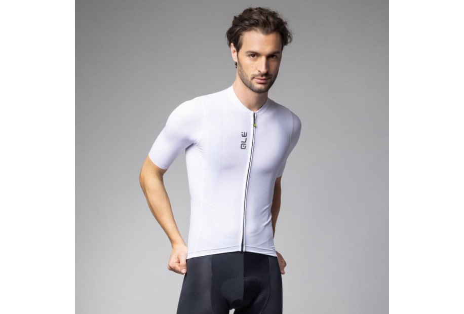 COLOR BLOCK Maglia Manica Corta UOMO PRAGMA BIANCO