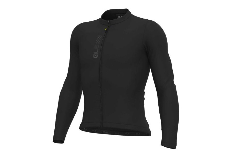 COLOR BLOCK Maglia Manica Lunga UOMO PRAGMA NERO