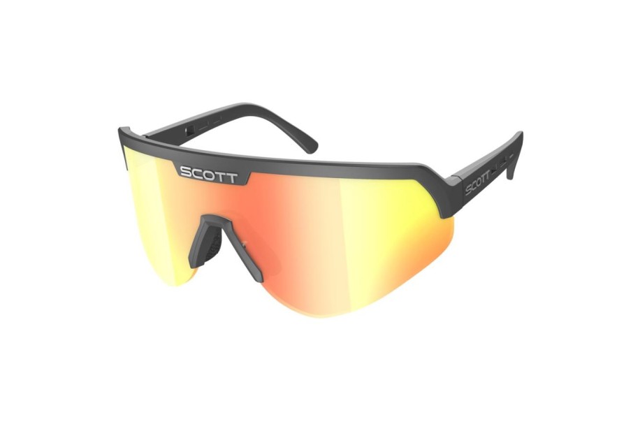 OCCHIALI DA SOLE SCOTT SPORT SHIELD black / red chrome