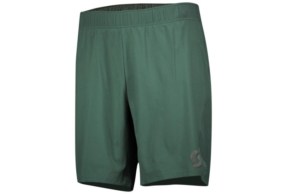 PANTALONCINI DA UOMO SCOTT TRAIL RUN LT smoked green