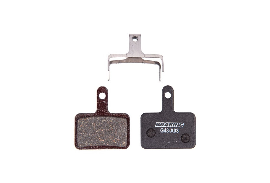 PASTIGLIE FRENO BRAKING F.I.R.S.T./INCAS 2.0/SHIMANO DEORE - ORGANICA