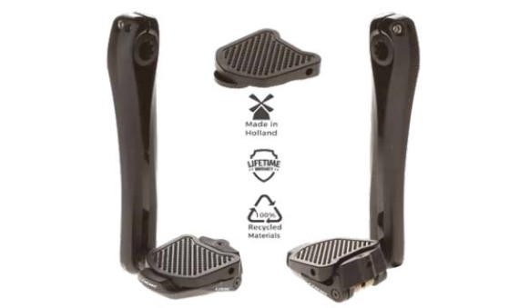 PEDAL PLATE accessorio adattatore pedale flat plastica look keo compatibile