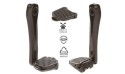 PEDAL PLATE accessorio adattatore pedale flat plastica look keo compatibile