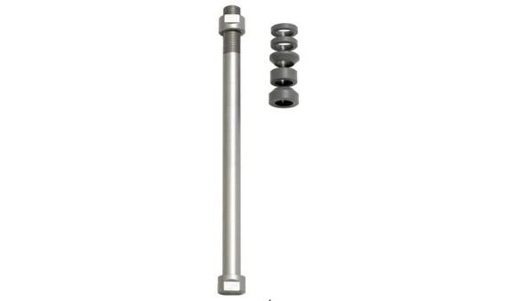 Perni passanti per assali dei trainer a ruota libera Tacx E-Thru 12mm, filettatura metrica fine