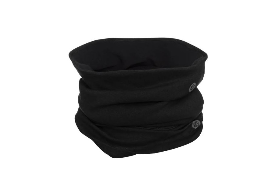 Scaldacollo in Primaloft: Microfibra Elasticizzata Nero