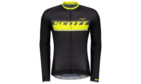 SCO MAGLIA RC AS WP M/L black/sulphur yellow