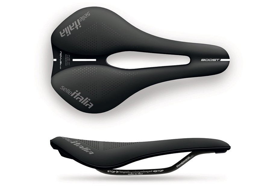 SELLA NOVUS EVO BOOST SUPERFLOW TM L TEL. IN MANGANESE SOFT-TEK NERA