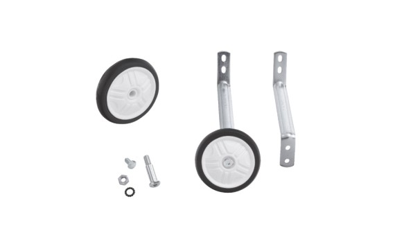 STABILIZZATORI 2 FORI ATTACCO AL TELAIO (OMOLOGATO TUV) - PER BICICLETTE DA 10/12
