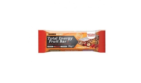 TOTAL ENERGY FRUIT BAR CRANBERRY & NUTS - 35G