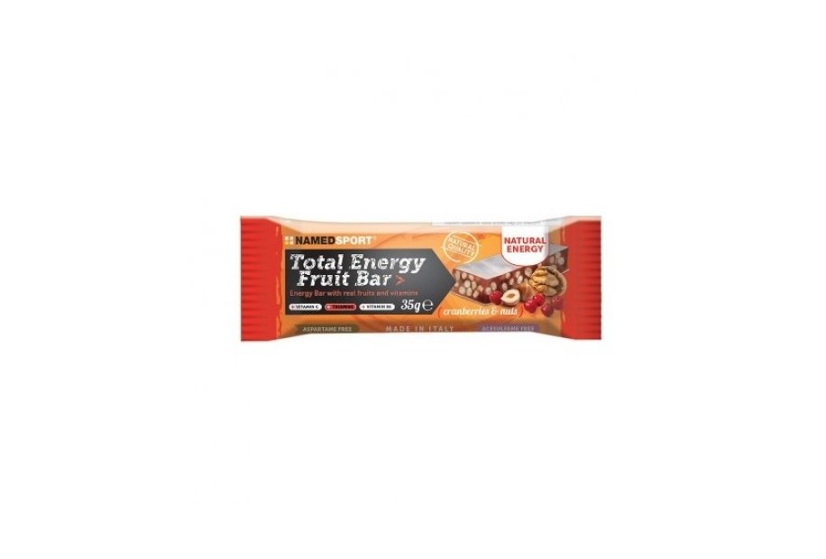 TOTAL ENERGY FRUIT BAR CRANBERRY & NUTS - 35G