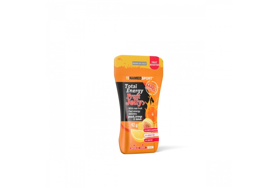 TOTAL ENERGY FRUIT JELLY PEACH ORANGE & LEMON 42g