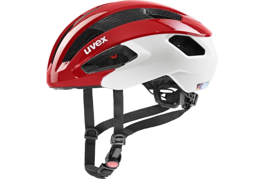 uvex rise cc Red - White mat