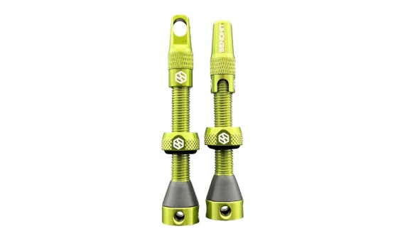 Valvole Tubeless 44mm Verde - Compatibile con inserti Valvole Tubeless 44mm Verde - Compatibile con inserti