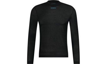 Canottiera a Maniche Lunghe Uomo - Vertex Prima - nero