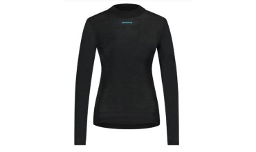 Shimano Canottiera donna maniche lunche - Vertex Base Layer - nera