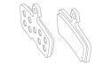 Pastiglie per freni a disco per Code 2011+/ Guide RE/G2RE/DB8