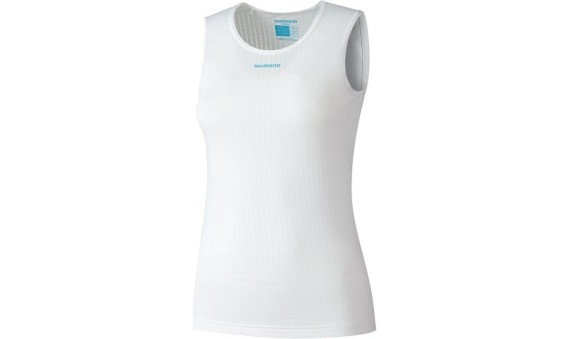 Shimano canottiera base layer vertexsmanicata donna - bianca