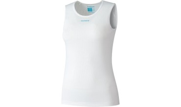 Shimano canottiera base layer vertexsmanicata donna - bianca