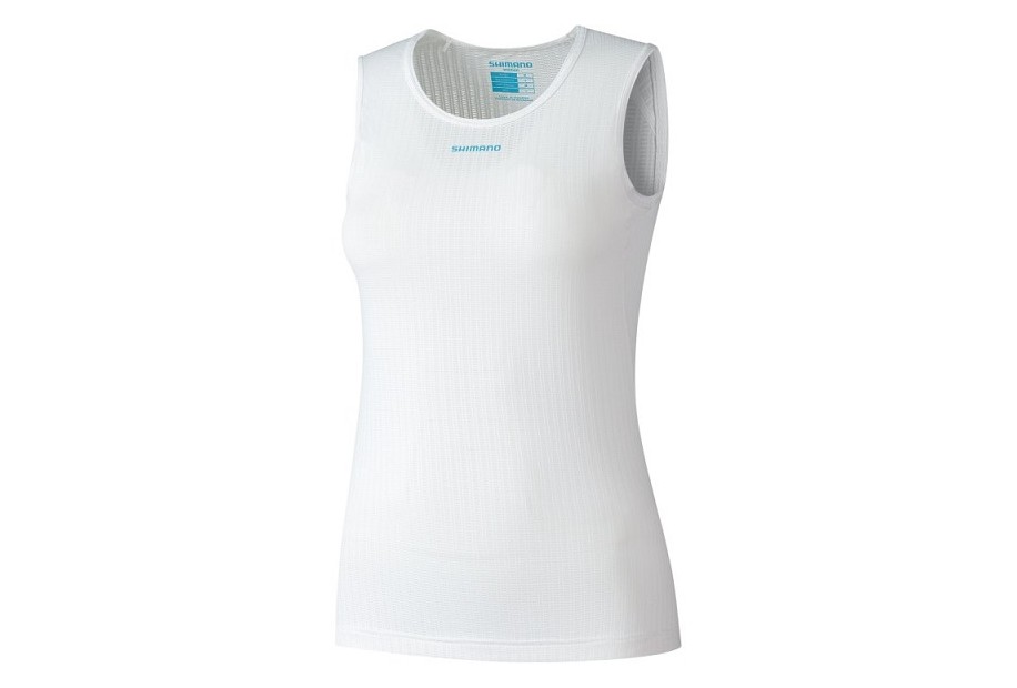 Shimano canottiera base layer vertexsmanicata donna - bianca