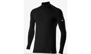 Lupetto maniche lunghe Merinos Wool BLACK