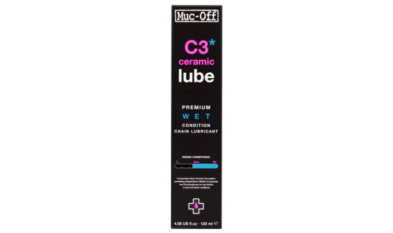 MUC-OFF lubrificante wet ceramic lube biodegradabile 120ml