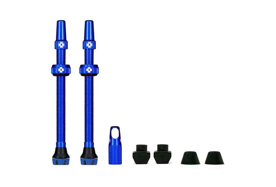 MUC-OFF valvola tubeless 44mm v2 1 coppia blu