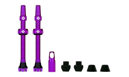 MUC-OFF valvola tubeless 44mm v2 1 coppia viola