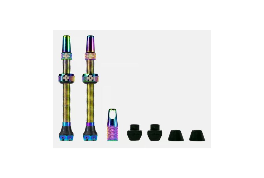 MUC-OFF valvola tubeless 60mm v2 1 coppia iridescente