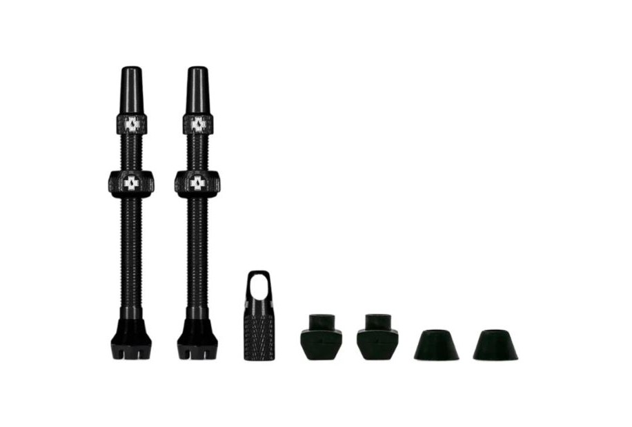 MUC-OFF valvola tubeless 60mm v2 1 coppia nero