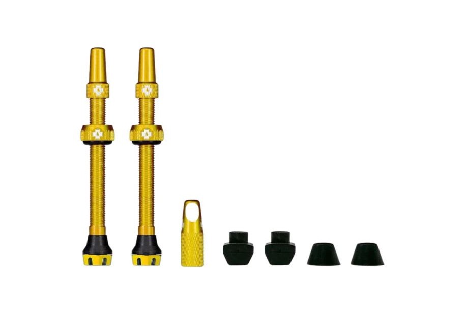 MUC-OFF valvola tubeless 60mm v2 1 coppia oro