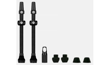 MUC-OFF valvola tubeless 80mm v2 1 coppia nero