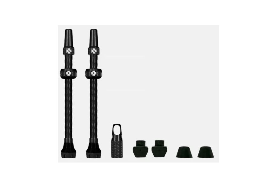 MUC-OFF valvola tubeless 80mm v2 1 coppia nero